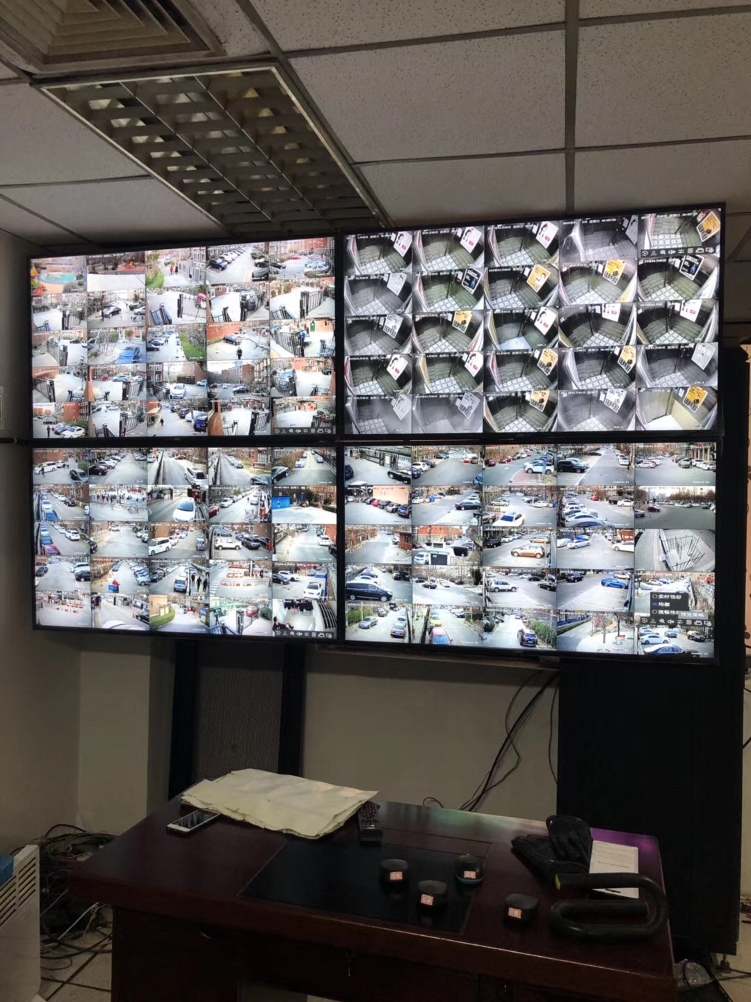 通州小區模擬升級數字監控系統安裝工程