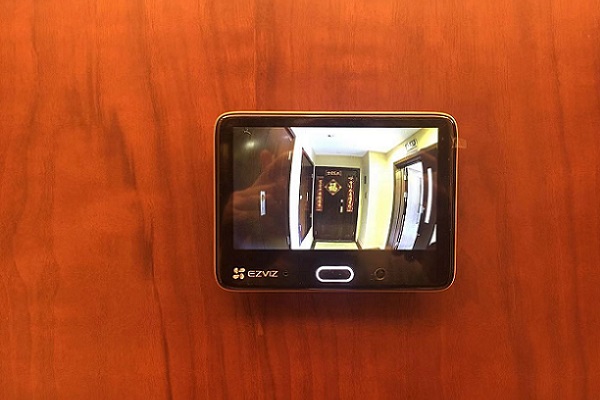 北京朝陽區泛海國際蘭海園智能貓眼安裝工程